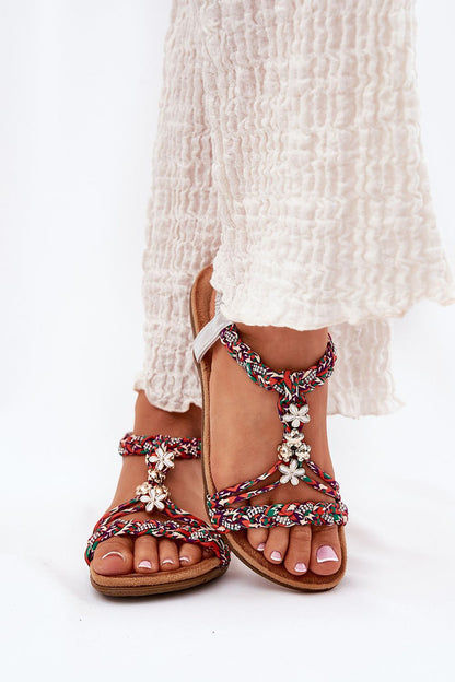 Zirellia Woven Flat Sandals