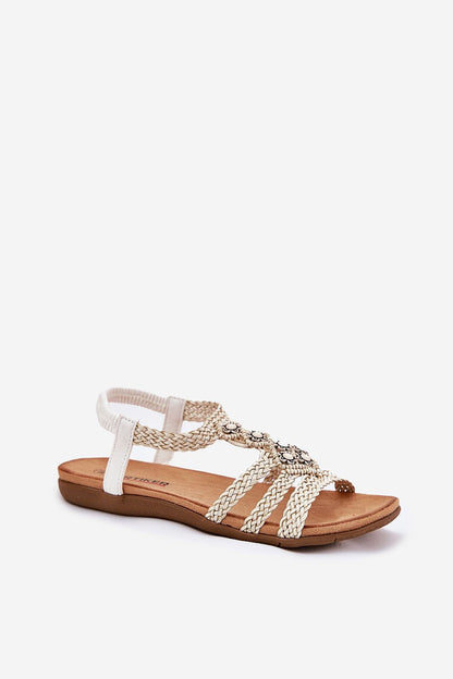 Ynessa Braided Flat Summer Sandals