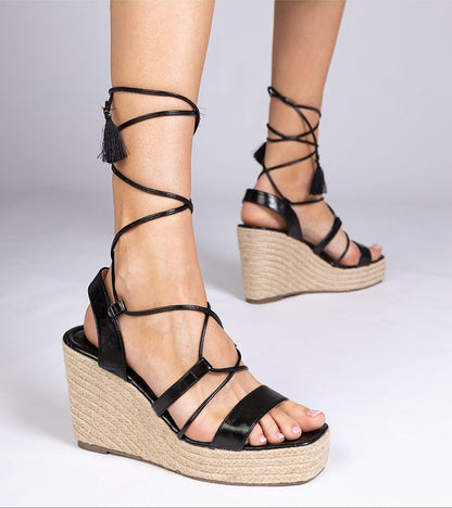 Nyrella High Wedge Espadrilles