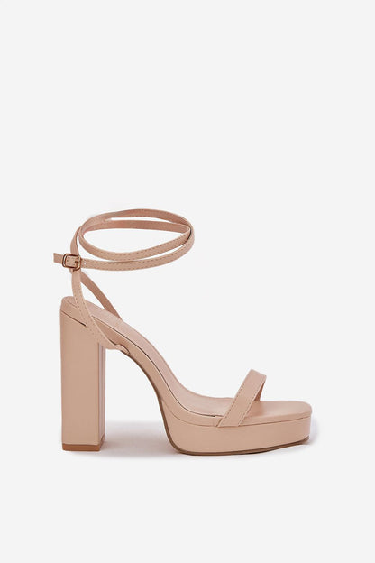 Solenyra Woven Strap Platform Sandals