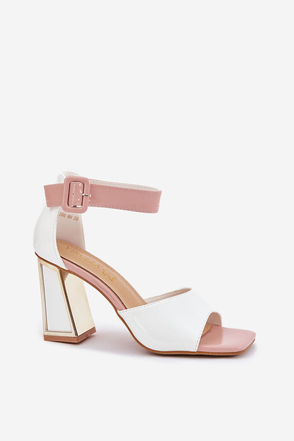 Ariselma Elegant Column Heel Sandals