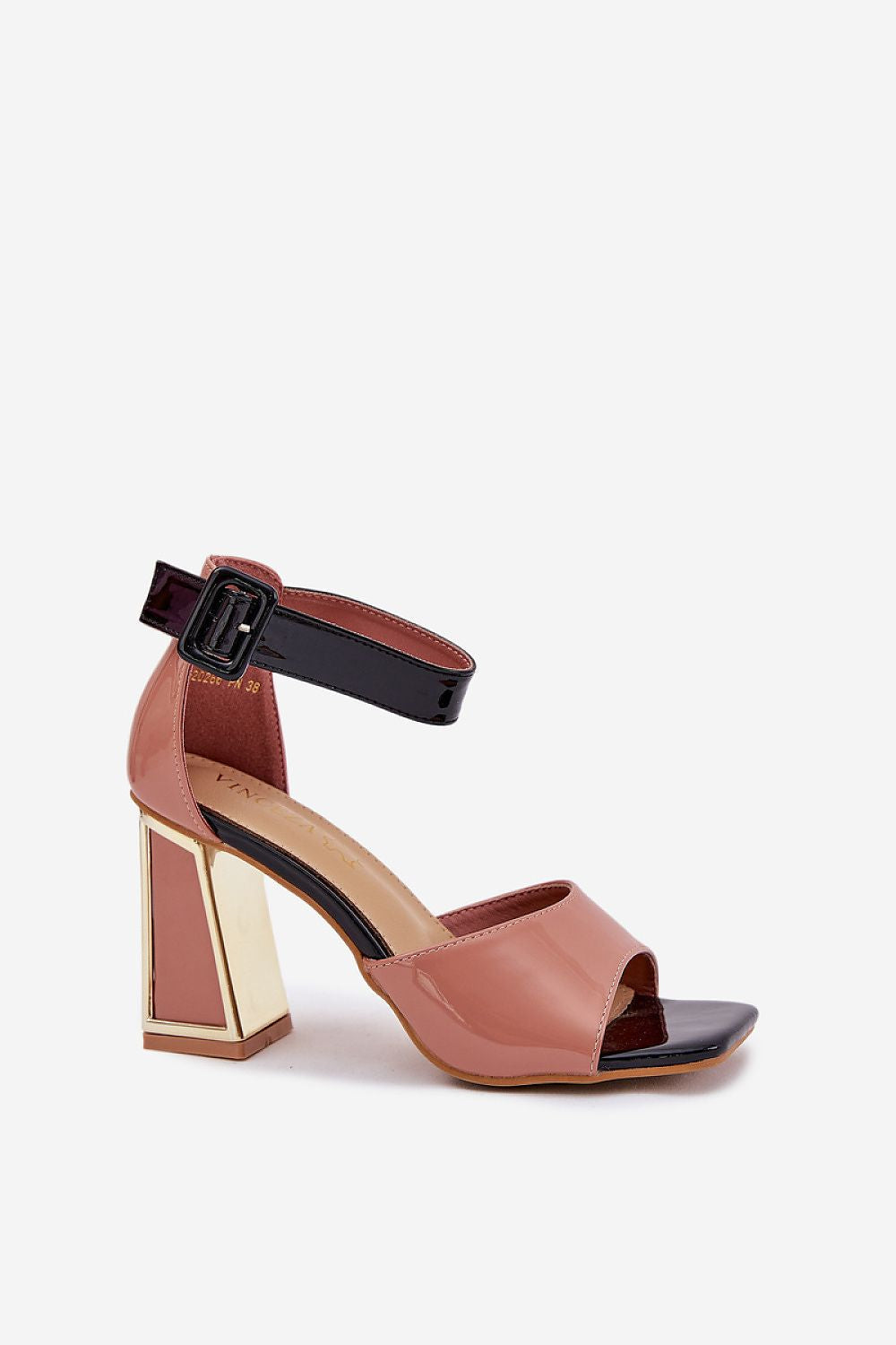 Ariselma Elegant Column Heel Sandals