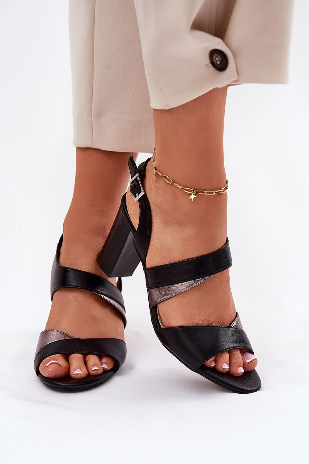 Aurelisse Column Heel Occasion Sandals