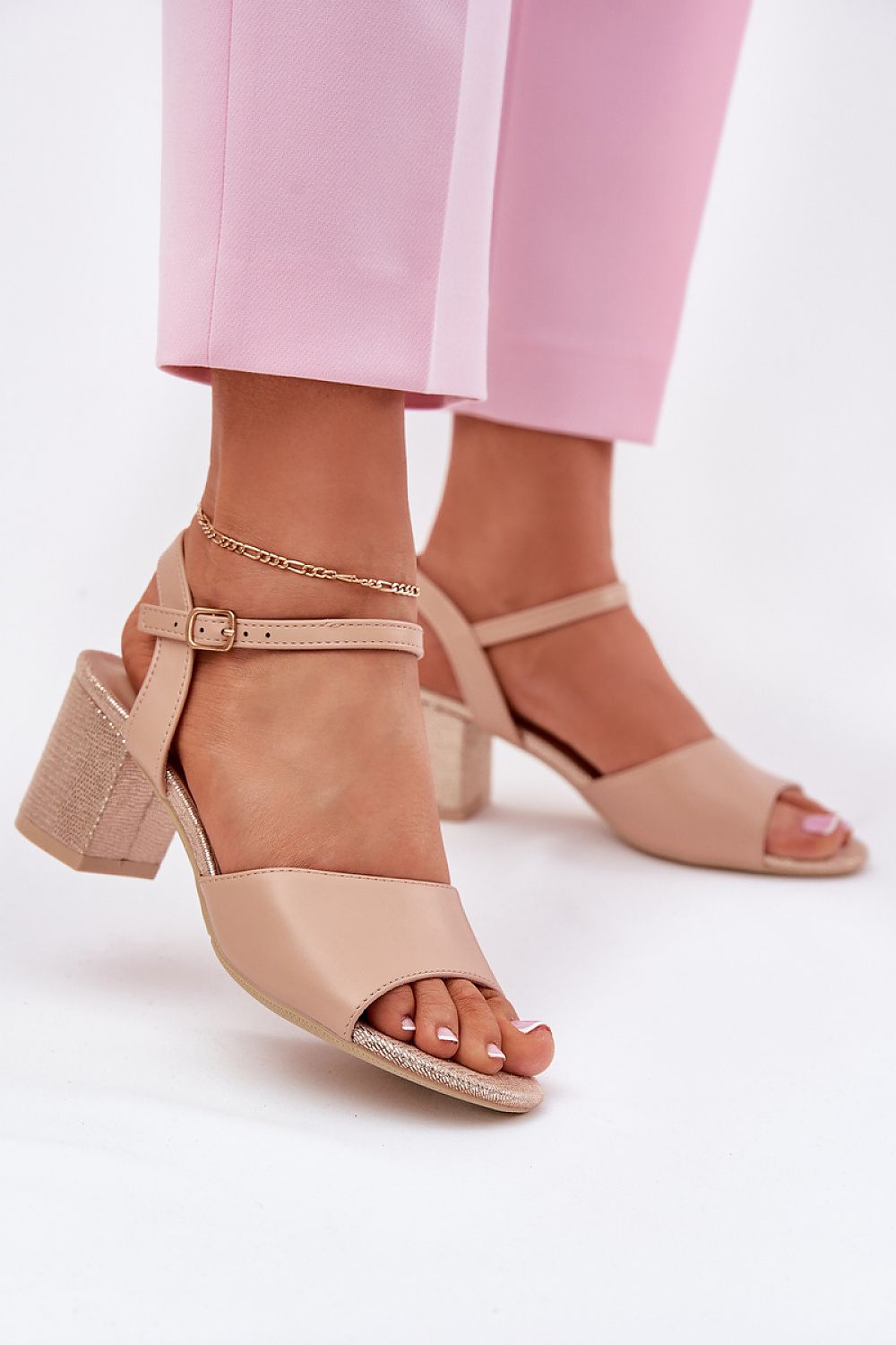 Veranisse Column Heel Sandals