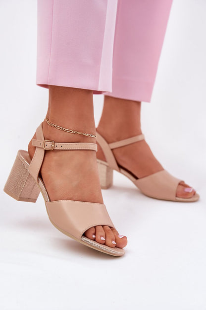 Veranisse Column Heel Sandals