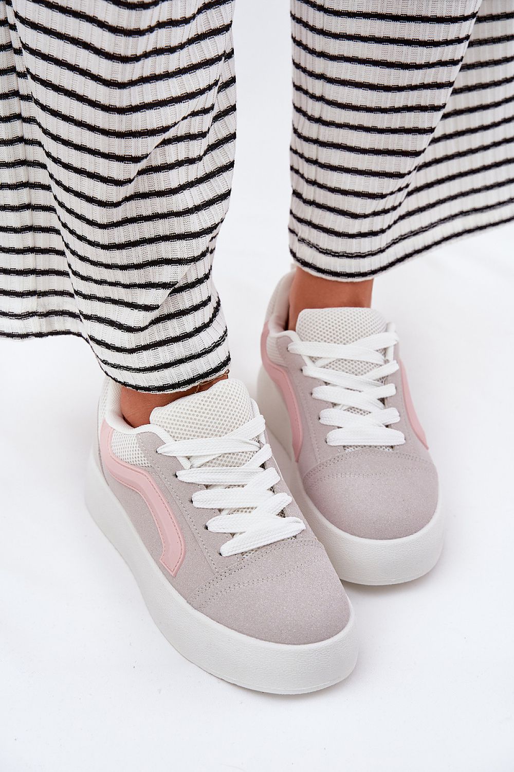 Ravelin Suede Platform Sneakers
