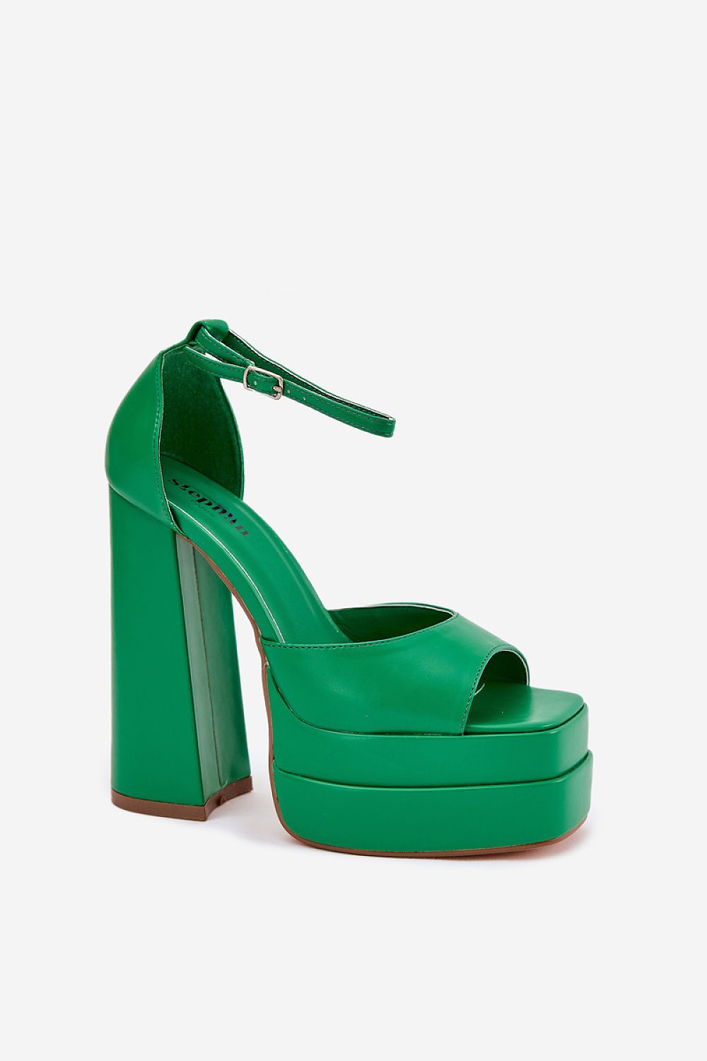 Calvenya Platform Block Heel Sandals