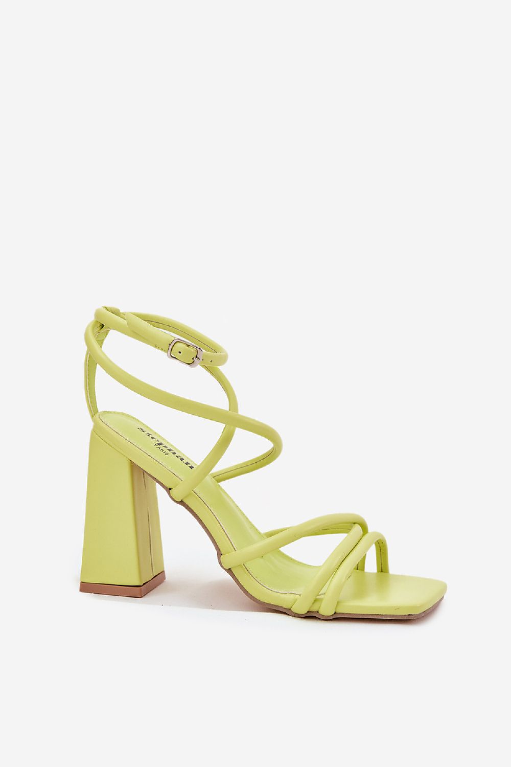 Lunivera Spiral-Strap Heel Sandals
