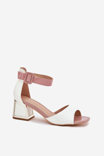 Orlienne Mid-Heel Evening Sandals