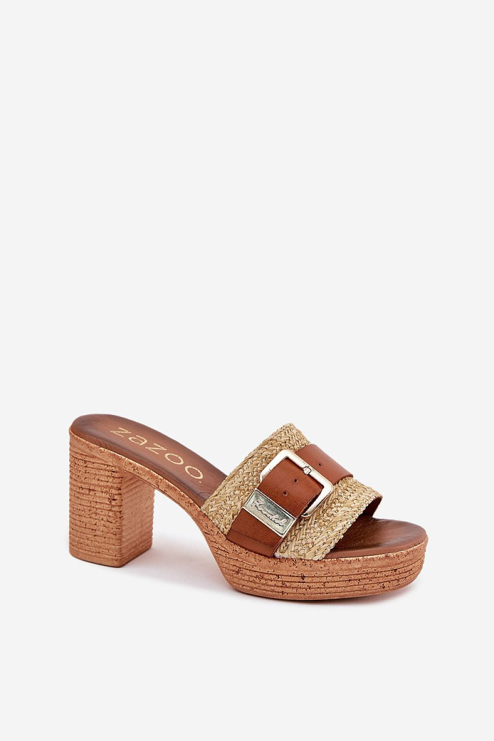 Larivelle Braided Strap Leather Sandals
