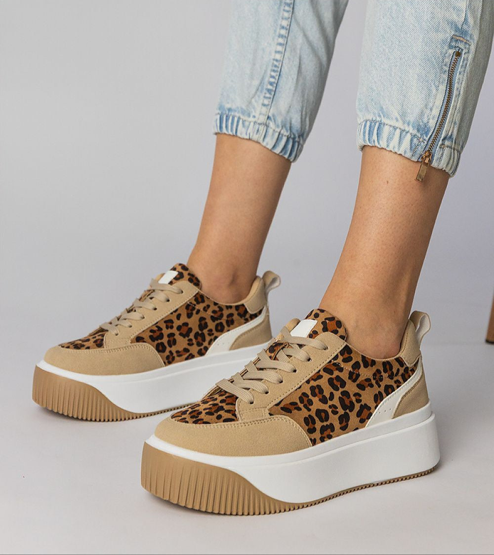 Voretta Panther Platform Sneakers