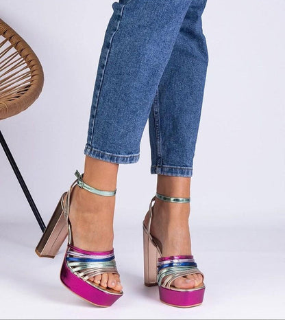 Torvella Sculpted Platform Sandals