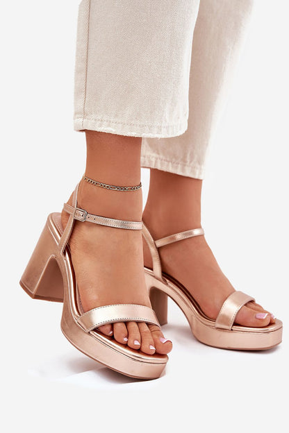 Zafirelle Block-Heel Evening Sandals