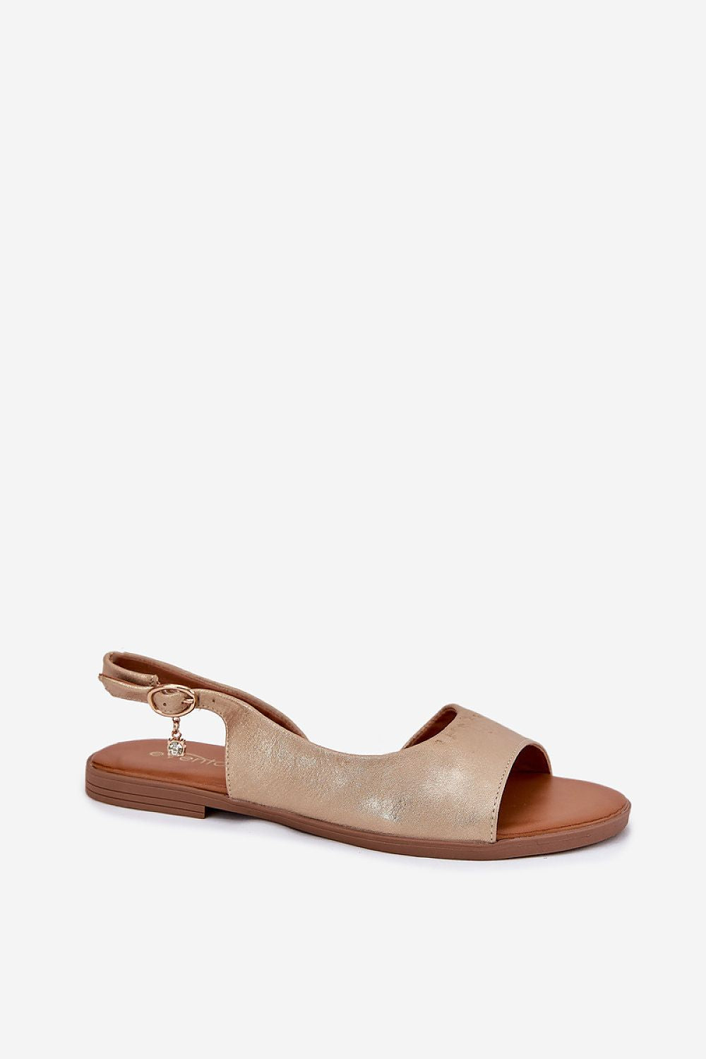 Esmarell Flat Strap-Buckle Sandals