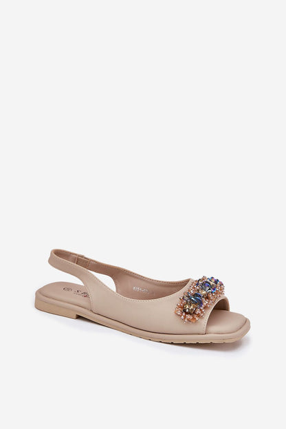 Anselora Barefoot Shine Sandals