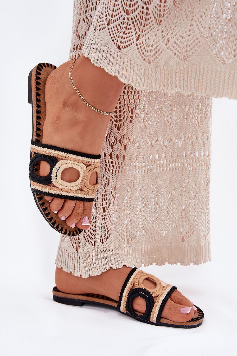 Lurevana Crochet Flat Summer Flip-Flops