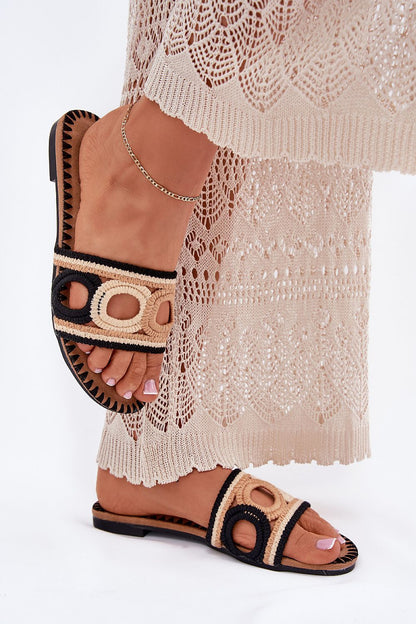 Lurevana Crochet Flat Summer Flip-Flops