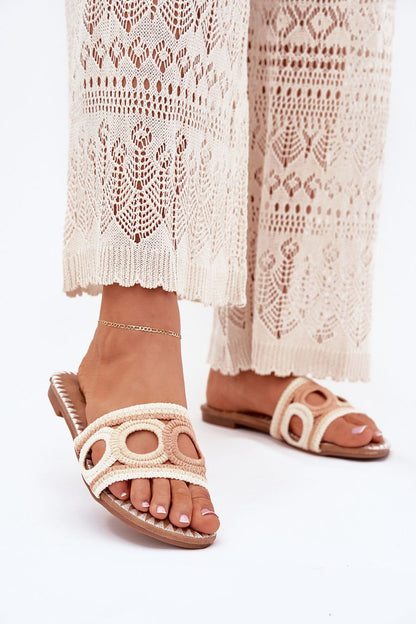 Lurevana Crochet Flat Summer Flip-Flops