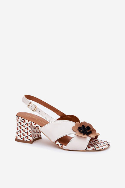 Floranette Twin-Bloom Heel Sandals