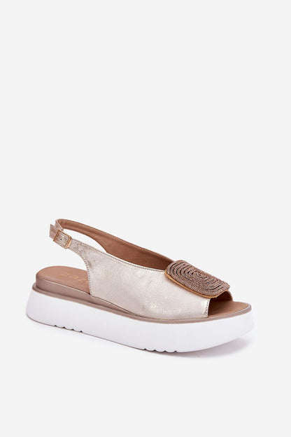 Marvielle Leather Platform Sandals