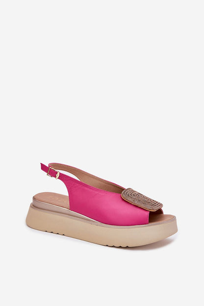 Marvielle Leather Platform Sandals