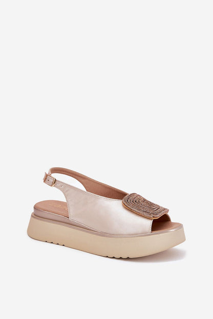 Marvielle Leather Platform Sandals