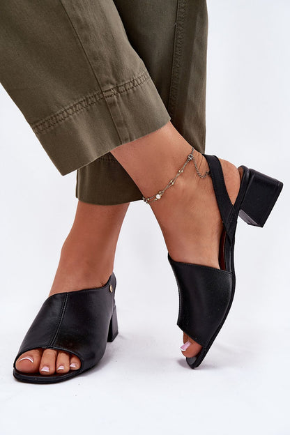 Averelle Classic Block Heel Sandals