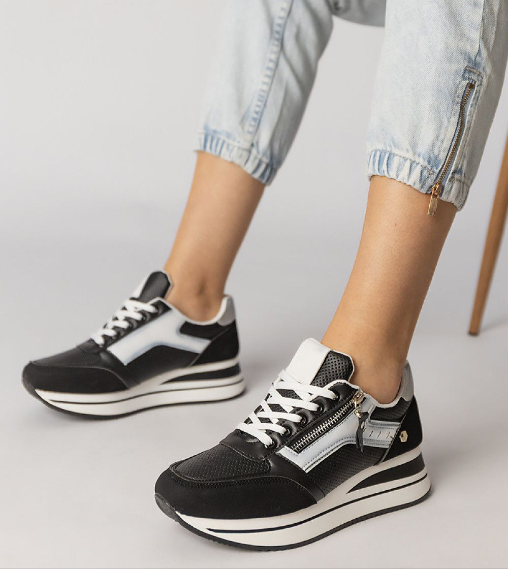 Vorelle Zip-Up Sneakers