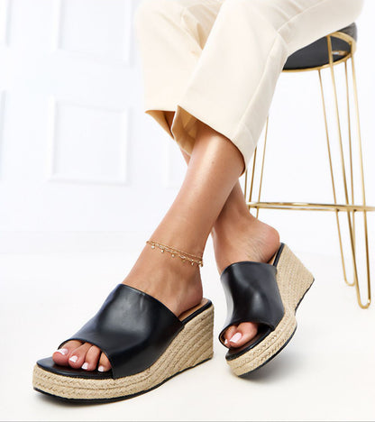 Avessa Espadrille Wedge Slides
