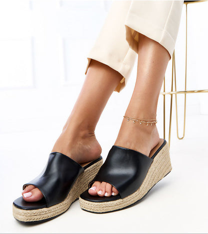Avessa Espadrille Wedge Slides