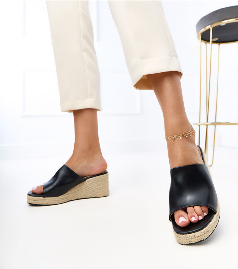 Avessa Espadrille Wedge Slides