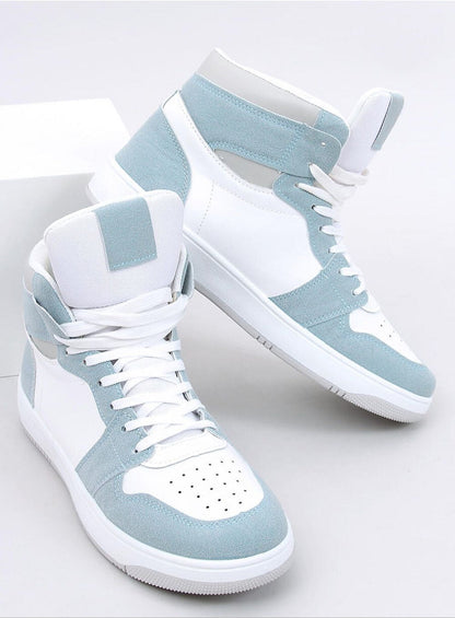 Verdina Colorblock Lace Up Sneakers Vegan Leather Casual