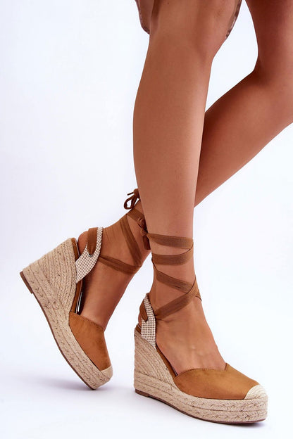 Liorenna Lace-Up Platform Sandals