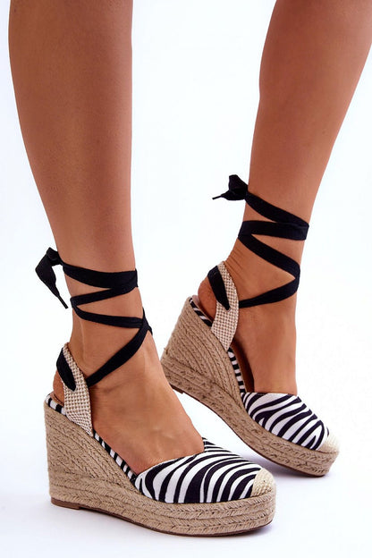 Liorenna Lace-Up Platform Sandals