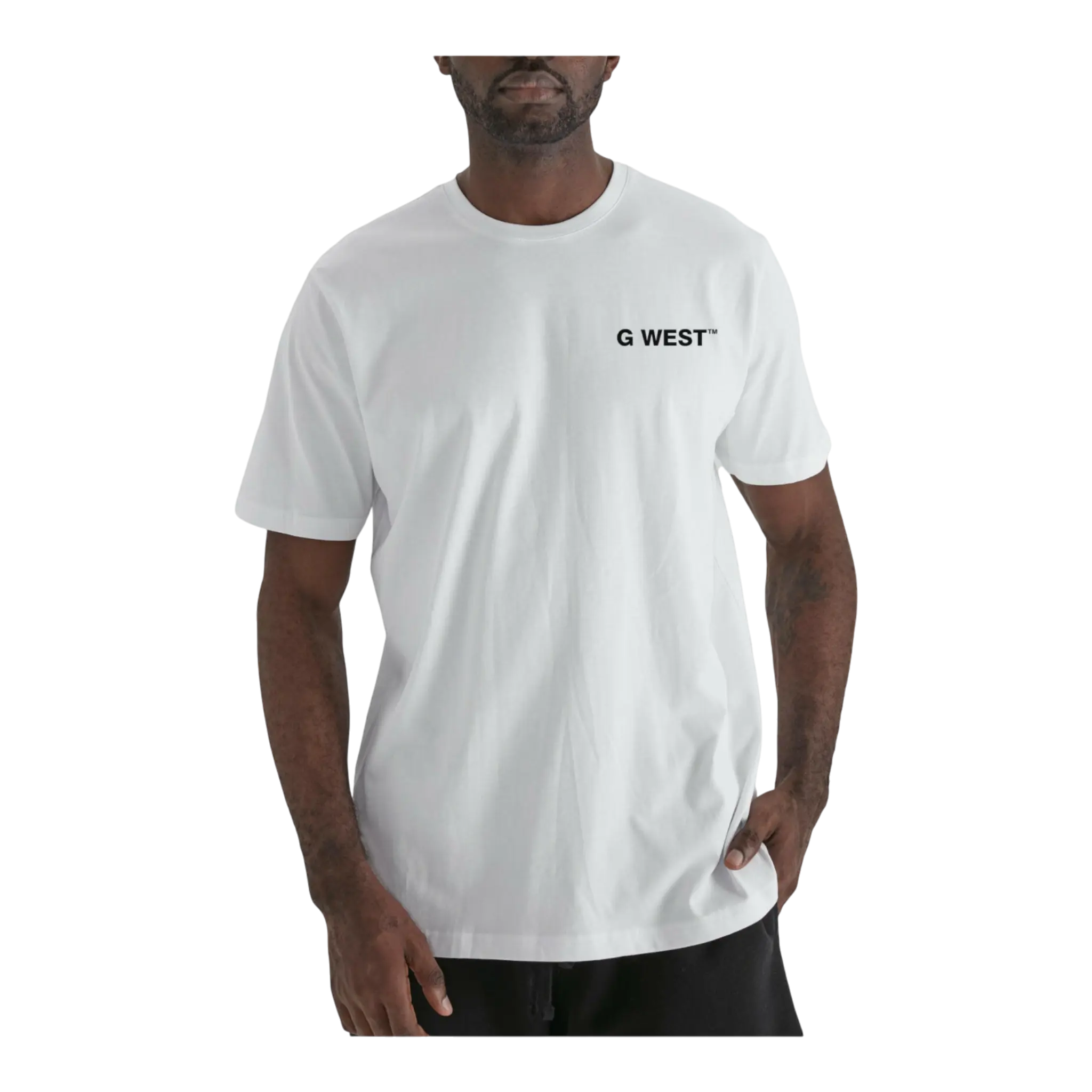 G West NYC Bagel & Donut Graphic Crew Neck Men's T-Shirt