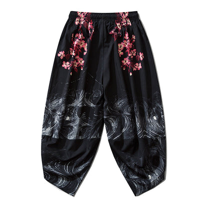 Niepce YC135 Pink Flowers Lightweight Pants