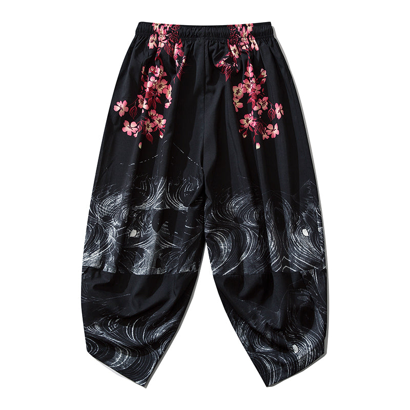 Niepce YC135 Pink Flowers Lightweight Pants
