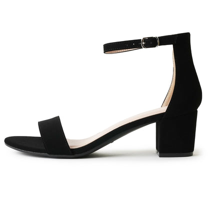 Daisy | Black Nubuck Heels by J.Adams – Don't Panic Shoes
