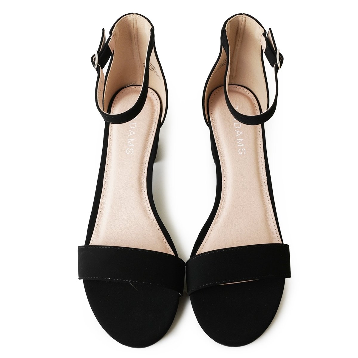 Daisy | Black Nubuck Heels by J.Adams – Don't Panic Shoes