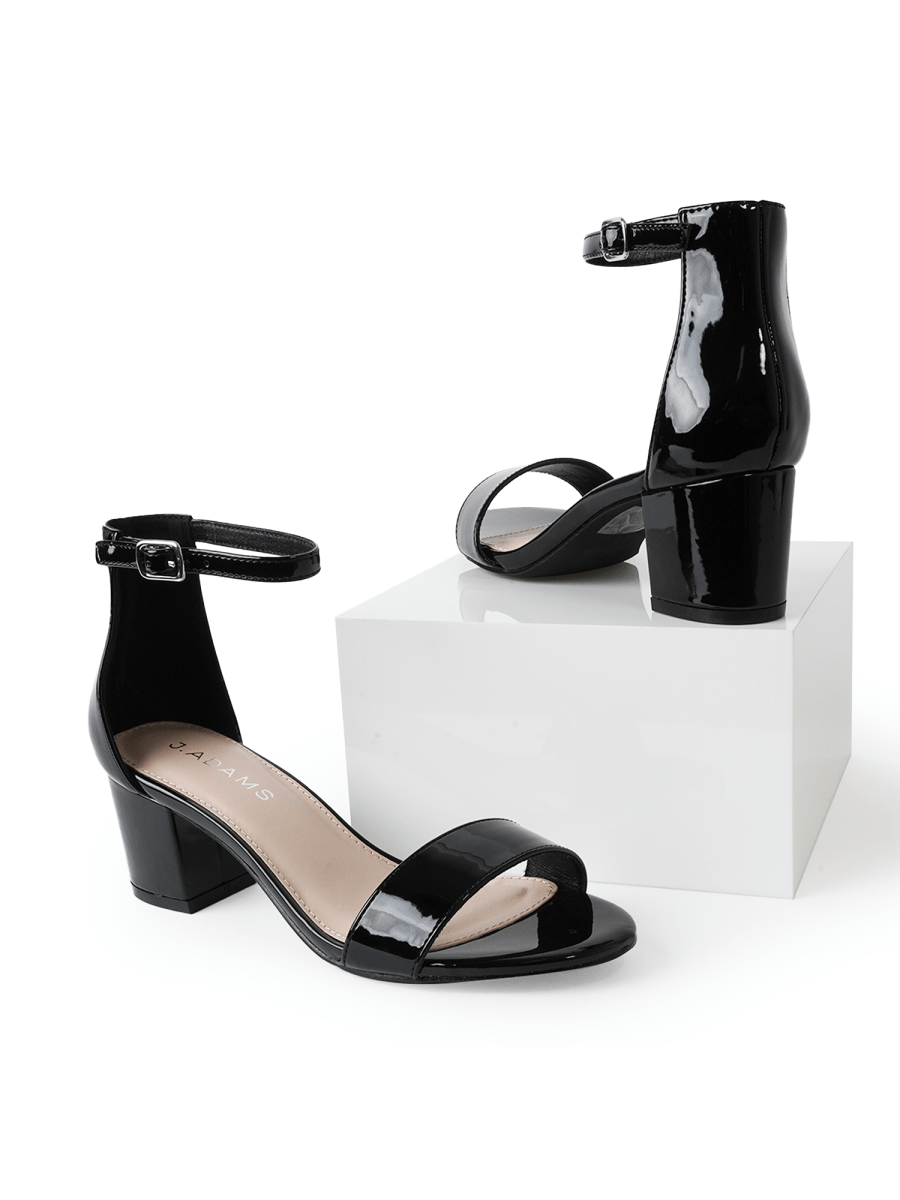 Daisy | Black Patent Heels by J.Adams – Don't Panic Shoes