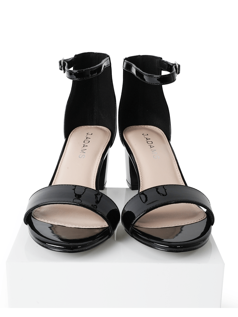 Daisy | Black Patent Heels by J.Adams – Don't Panic Shoes