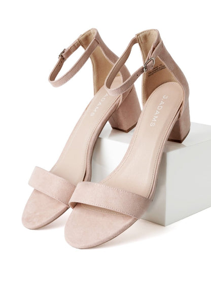 Daisy | Dusty Rose Heels by J.Adams – Don't Panic Shoes