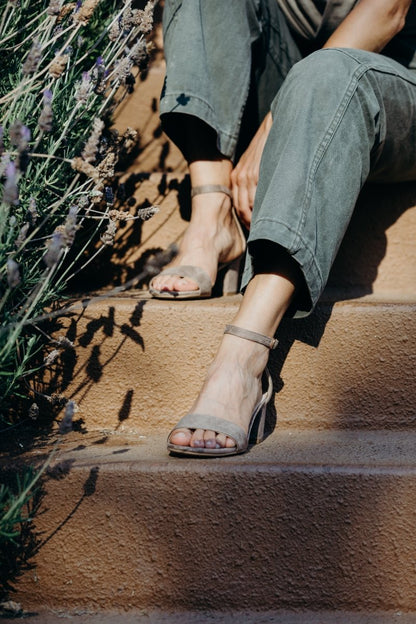 Daisy | Light Taupe Heels by J.Adams – Don't Panic Shoes
