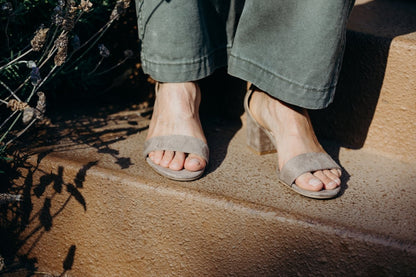 Daisy | Light Taupe Heels by J.Adams – Don't Panic Shoes