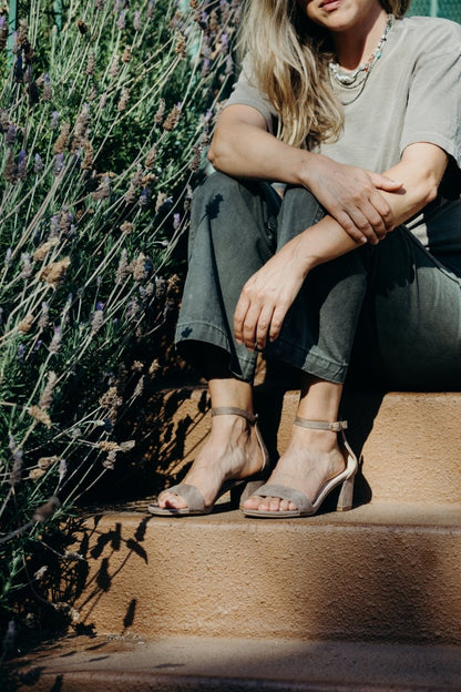 Daisy | Light Taupe Heels by J.Adams – Don't Panic Shoes