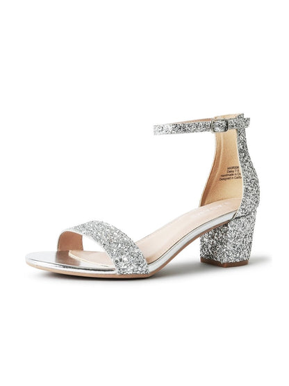 Daisy | Silver Glitter Heels by J.Adams – Don't Panic Shoes