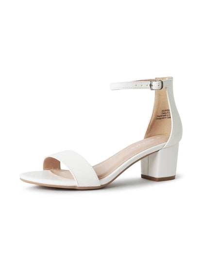 Daisy | White Heels by J.Adams – Don't Panic Shoes