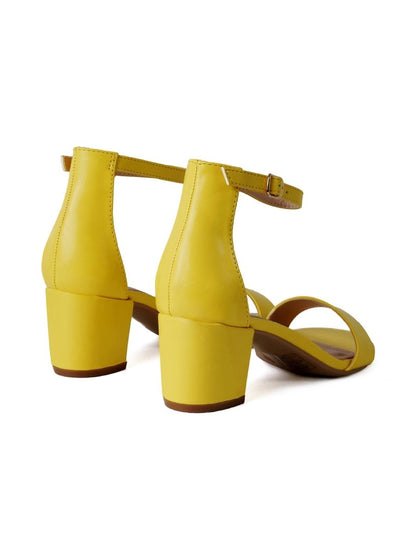 Daisy | Yellow Heels by J.Adams – Don't Panic Shoes