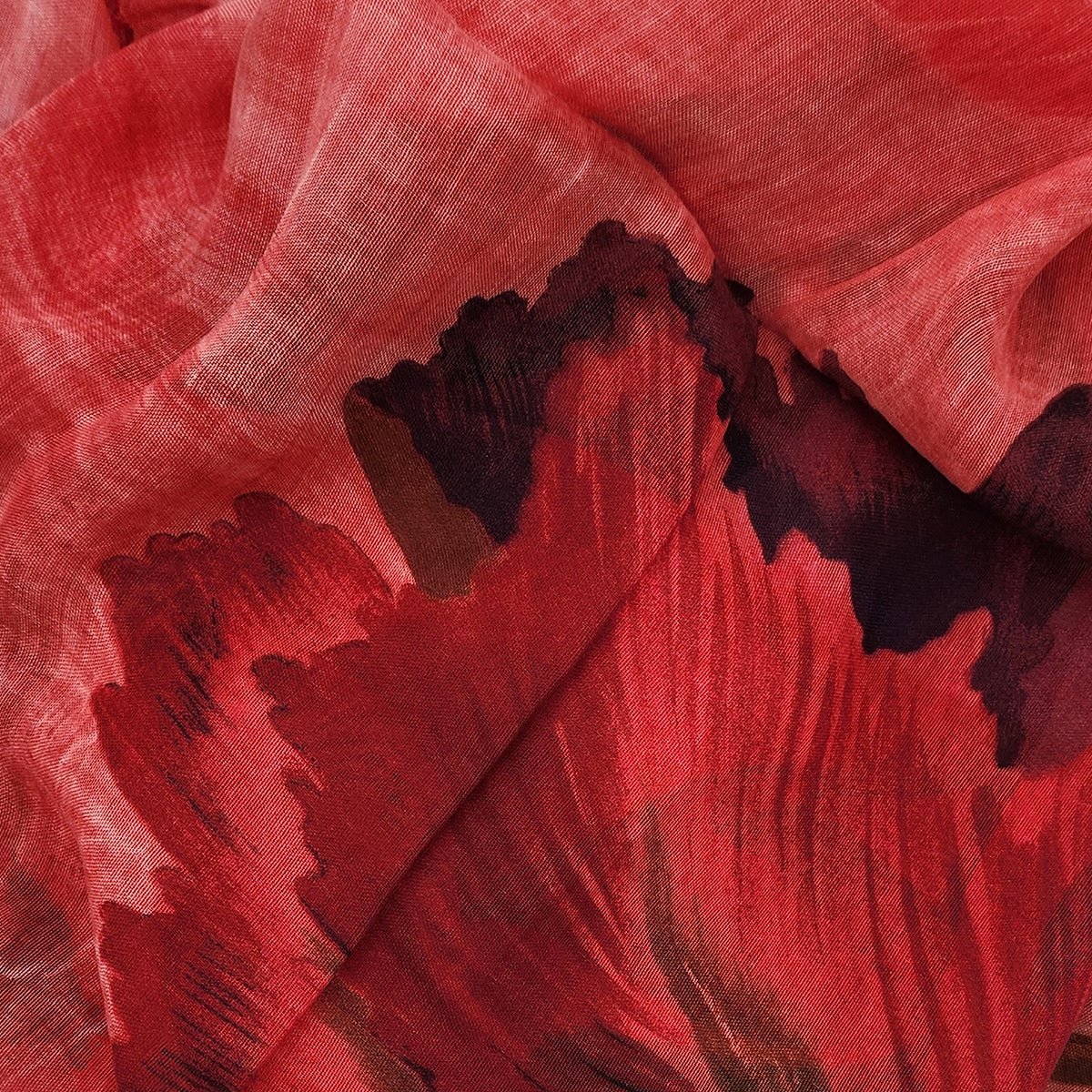 Dalí Red 29 Bamboo Fiber Fabric Red Florence Italy Bamboo Scarves by Mar Soreli – Don't Panic Shoes