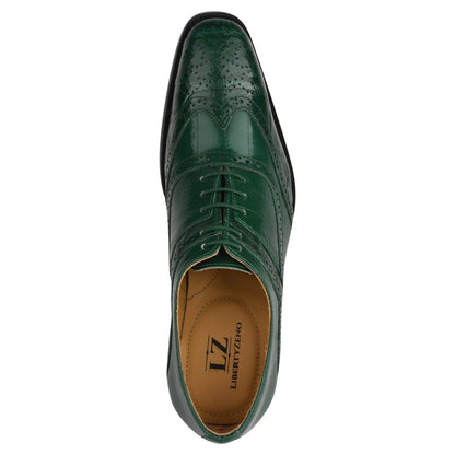 Dallas Genuine Leather Oxford Style Brogue Dress Shoes Shoes by Libertyzeno – Don't Panic Shoes